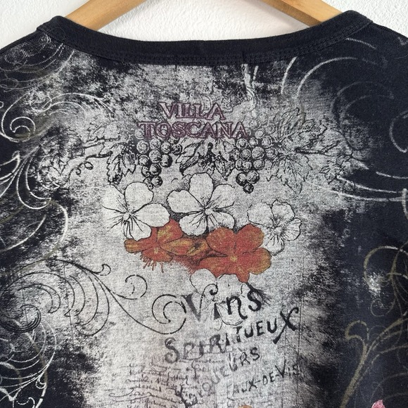 Blue Canyon Embellished Tee Womens Small Dark Fairy Whimsigoth Feminine Paris - Picture 5 of 8